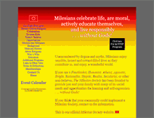 Tablet Screenshot of milesians.net